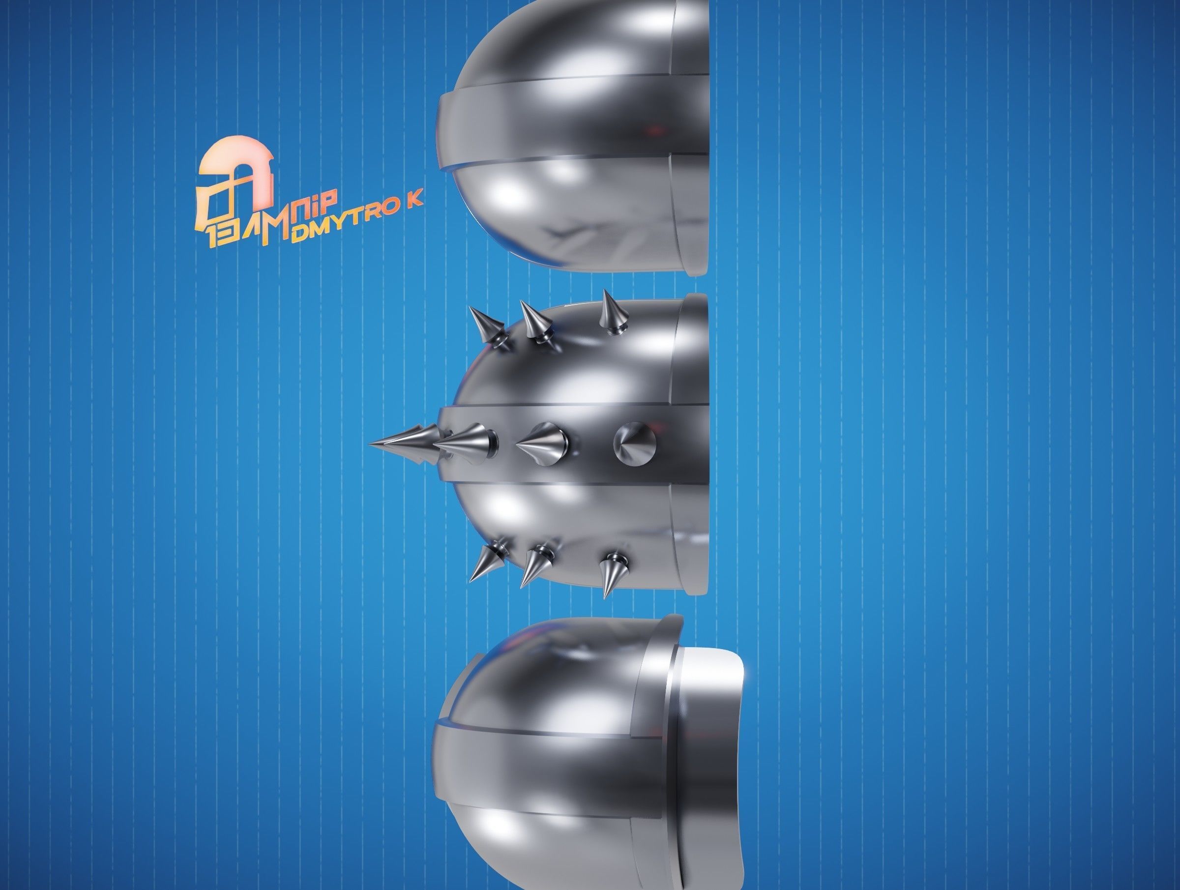 Custom Din Djarin Shoulder Pauldrons 3D print model_15