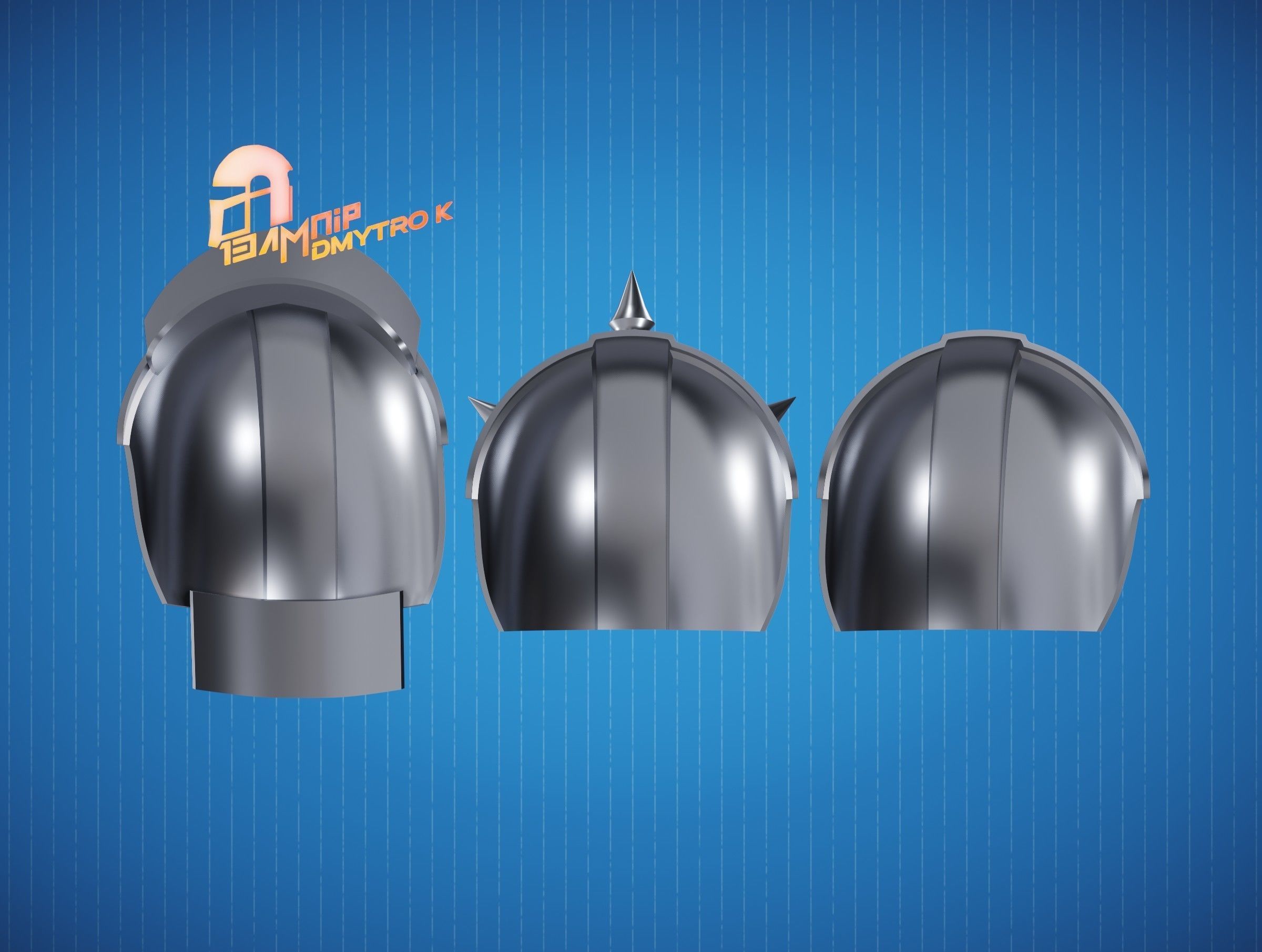 Custom Din Djarin Shoulder Pauldrons 3D print model_10