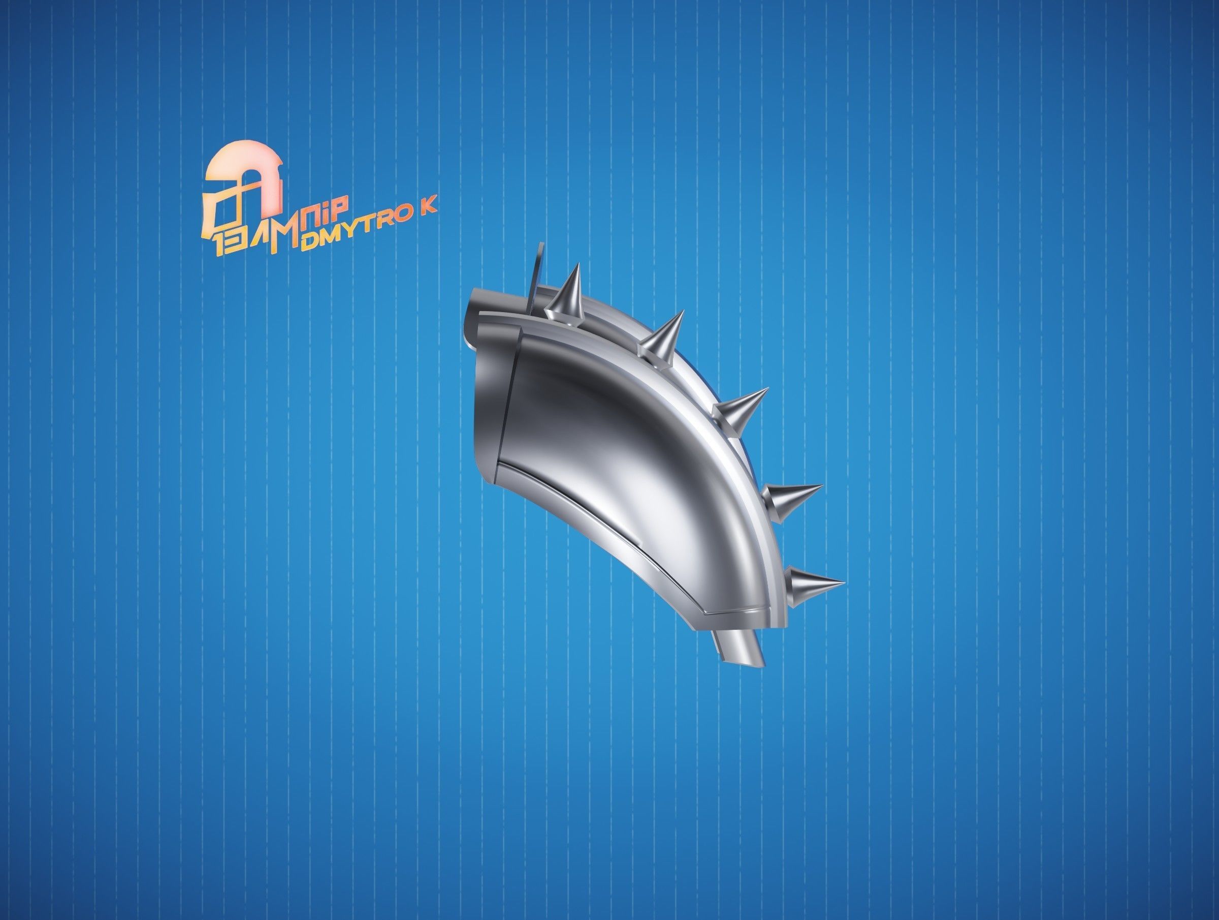 Custom Din Djarin Shoulder Pauldrons 3D print model_12