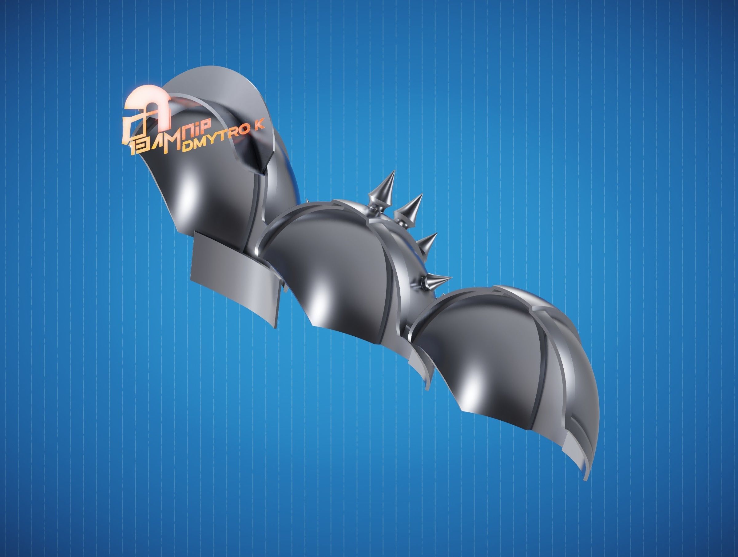 Custom Din Djarin Shoulder Pauldrons 3D print model_23