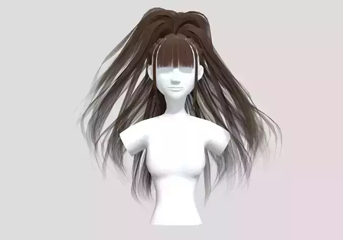 Pigtail Strands Hairstyle 