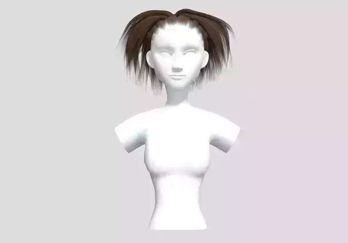 Pigtail Short Hairstyle 