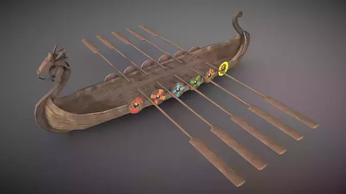 Viking Boat 1 - Spirit of the Air Dragon