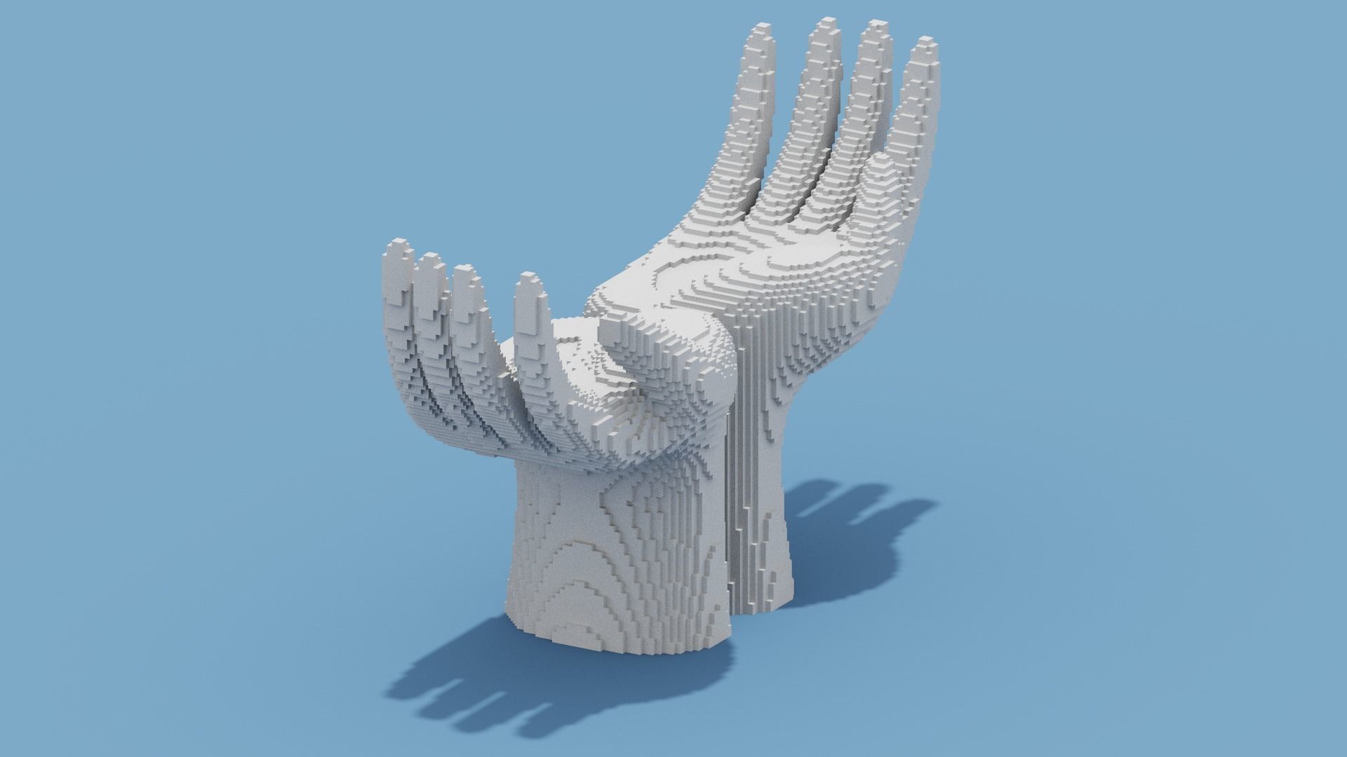 Hand Sculpture 3D model_4