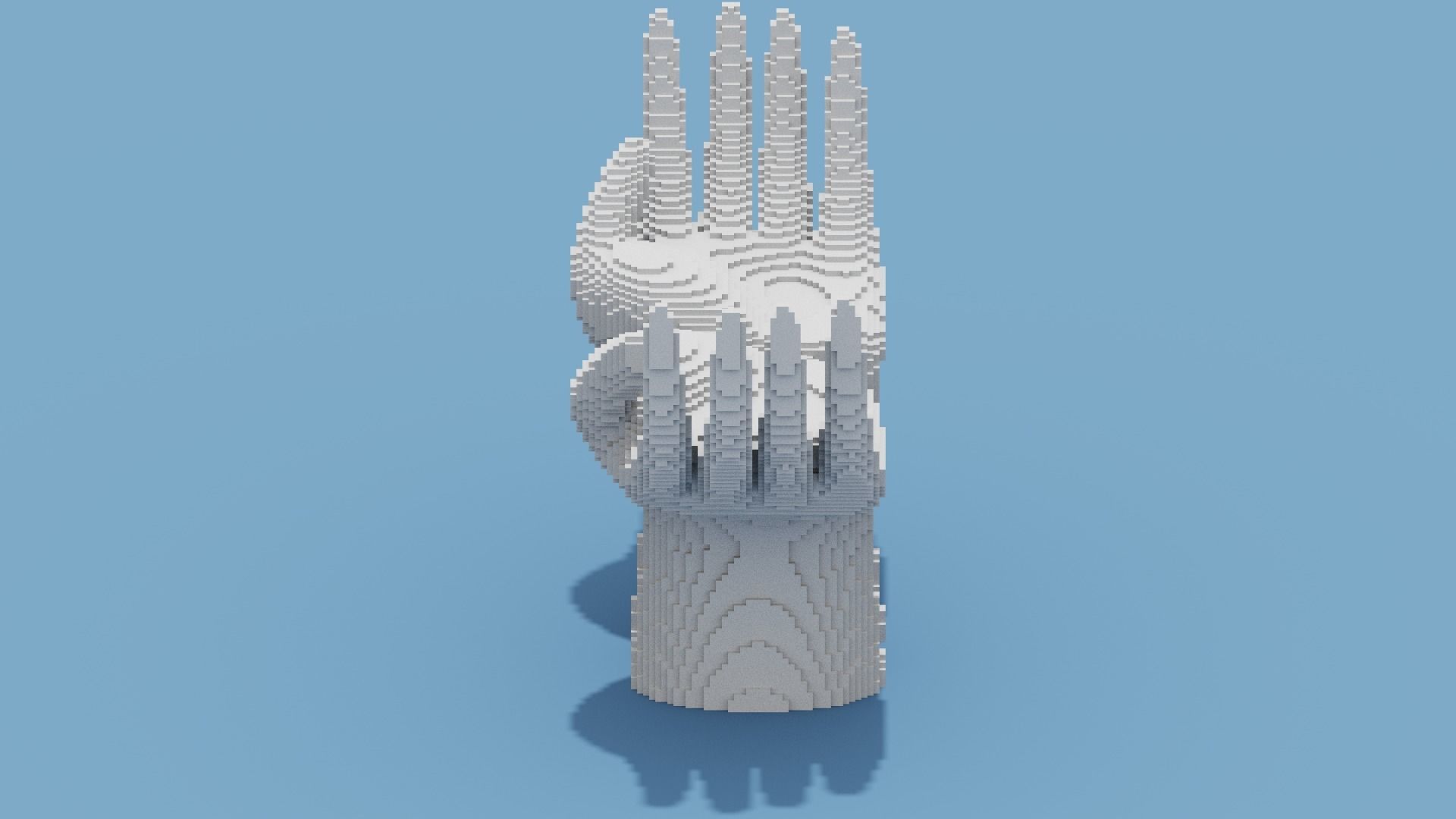 Hand Sculpture 3D model_8