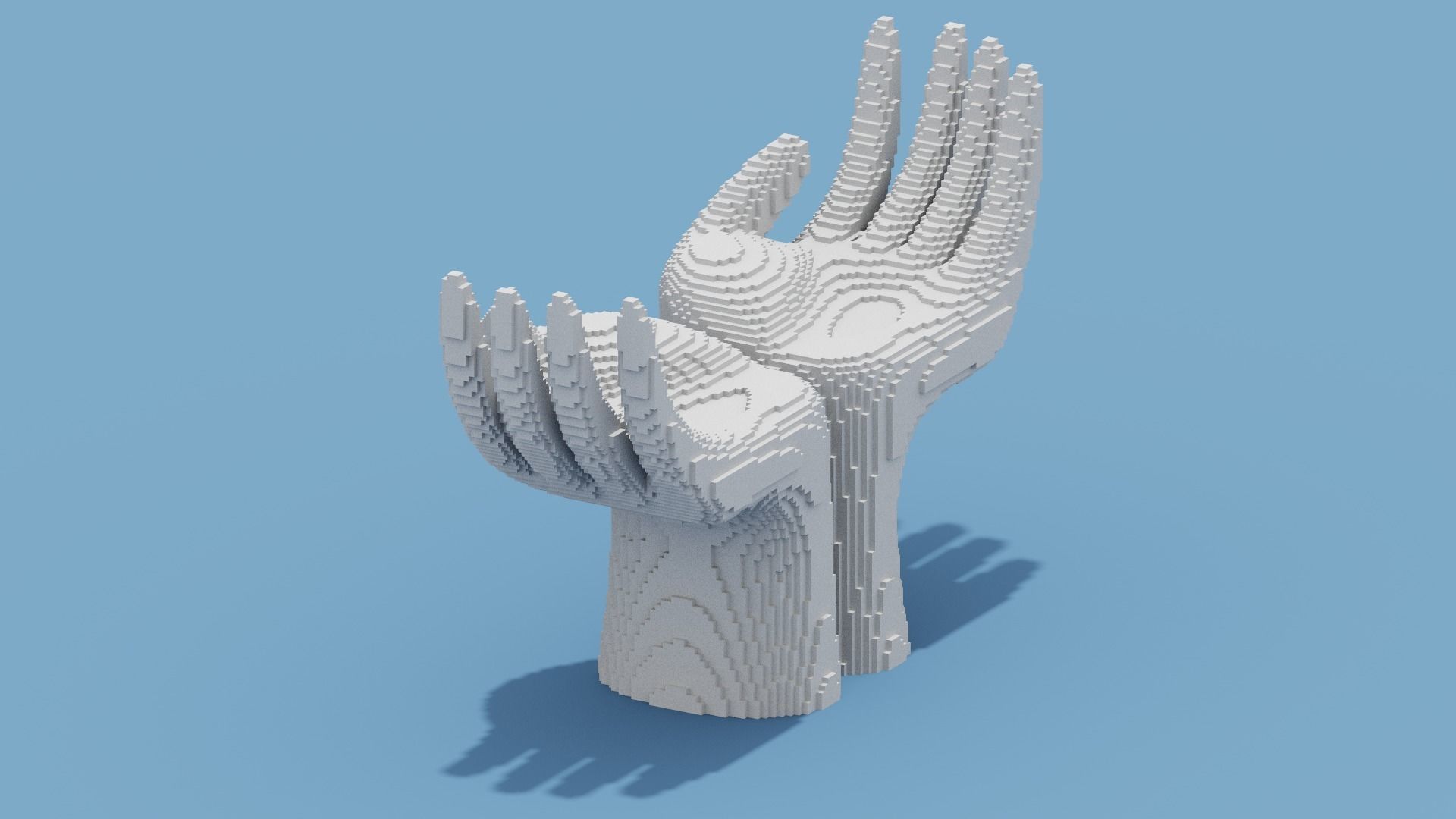 Hand Sculpture 3D model_10