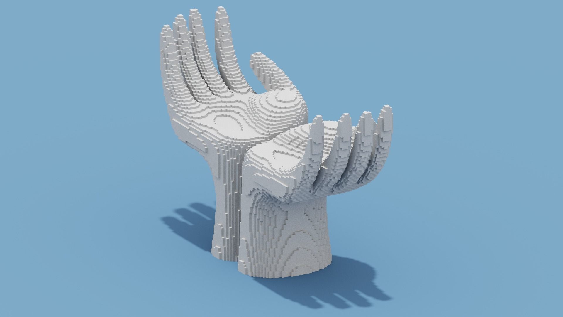 Hand Sculpture 3D model_3