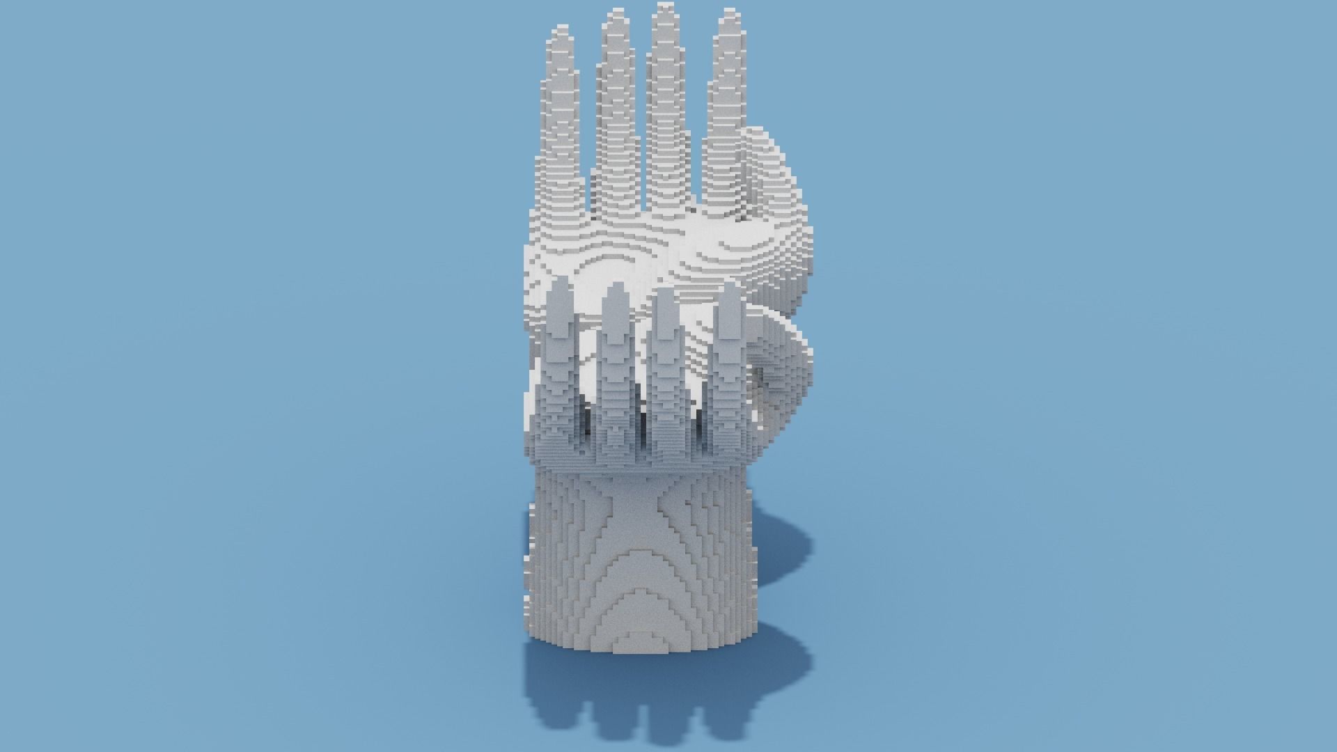 Hand Sculpture 3D model_1