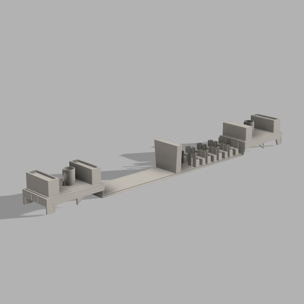 AMTRAK SUPERLINER H0 SCALE 3D print model_7