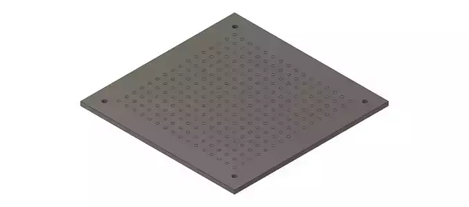 Fixture plate 3D print model