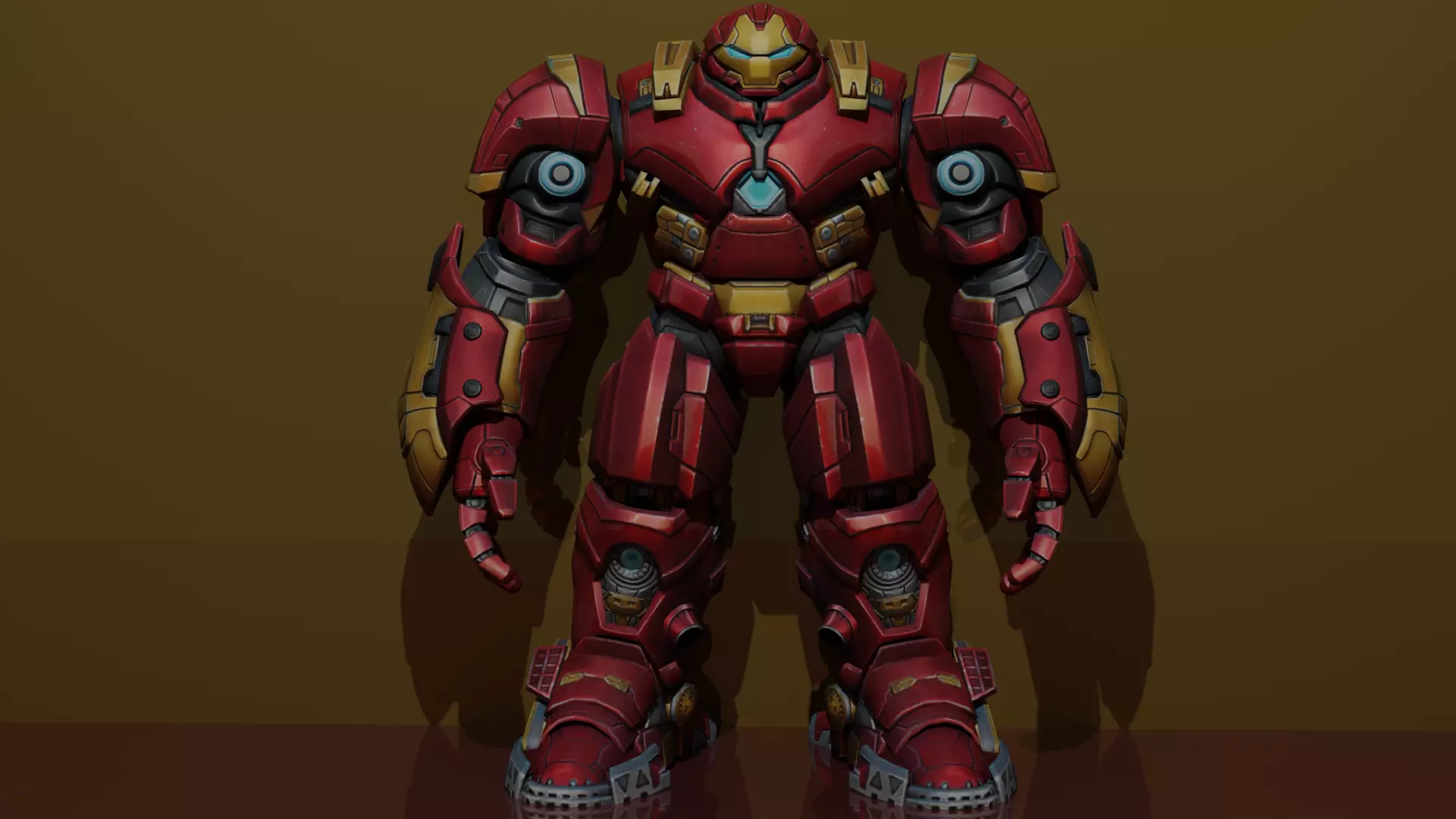 Hulkbuster avengers iron man armor 3D model_0