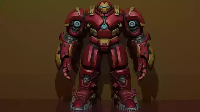 Hulkbuster avengers iron man armor 3D model