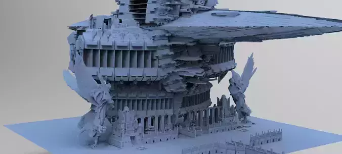 Art Deco Sci-Fi Tower 5 