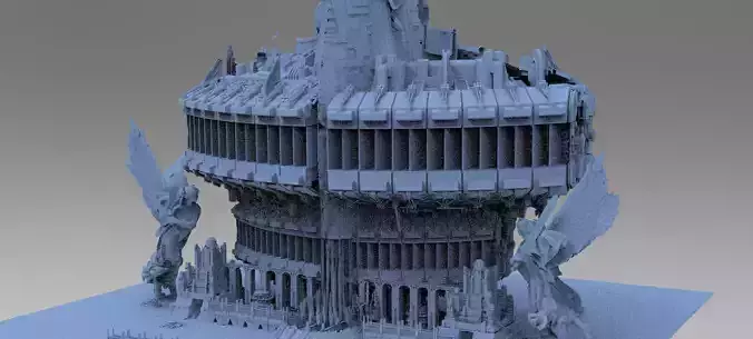 Art Deco Sci-Fi Tower 7 