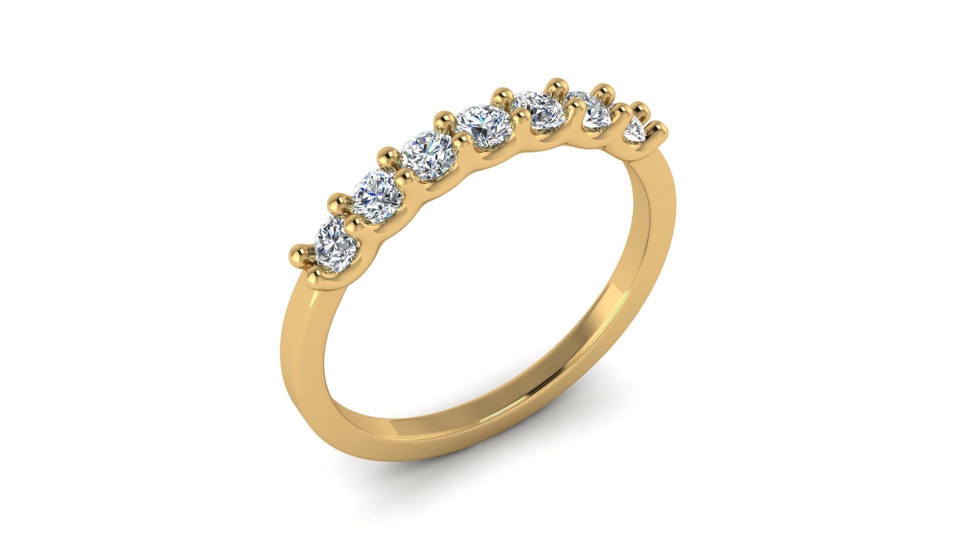 Diamond Ring 3D print model_7