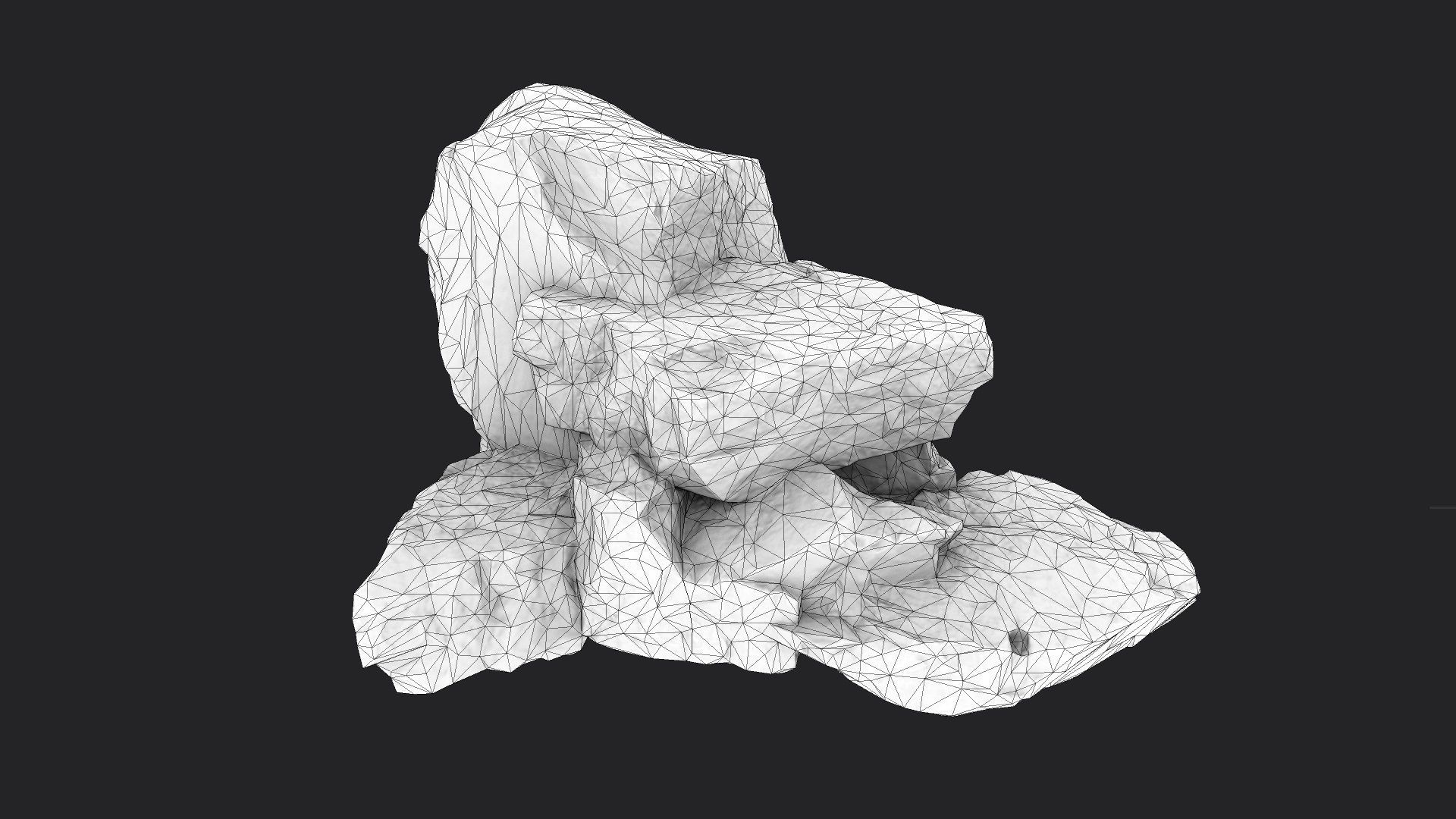 Rock 22-6 Low-poly 3D model_8