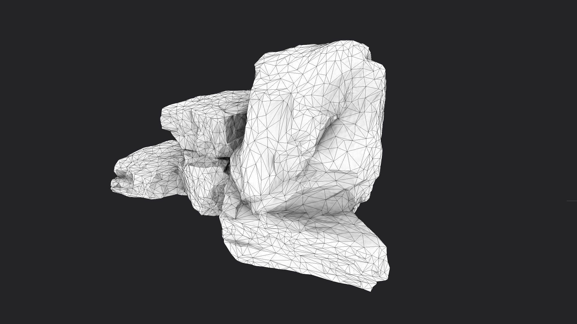 Rock 22-6 Low-poly 3D model_6