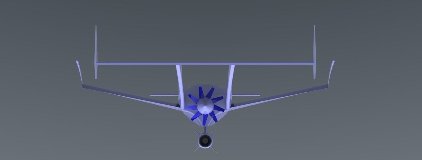 unmanned aerial vehicle with imaginary design 3D model_7