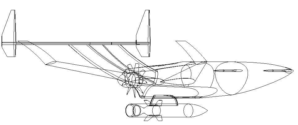 unmanned aerial vehicle with imaginary design 3D model_5