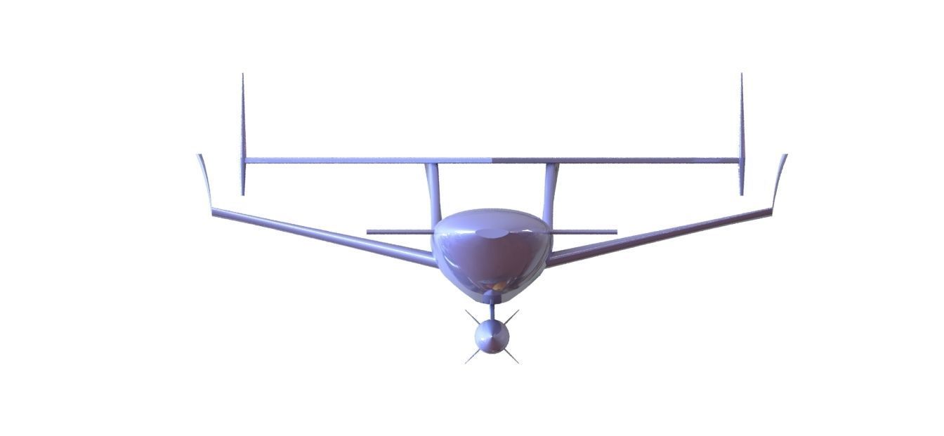 unmanned aerial vehicle with imaginary design 3D model_9