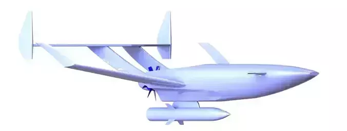 unmanned aerial vehicle with imaginary design 