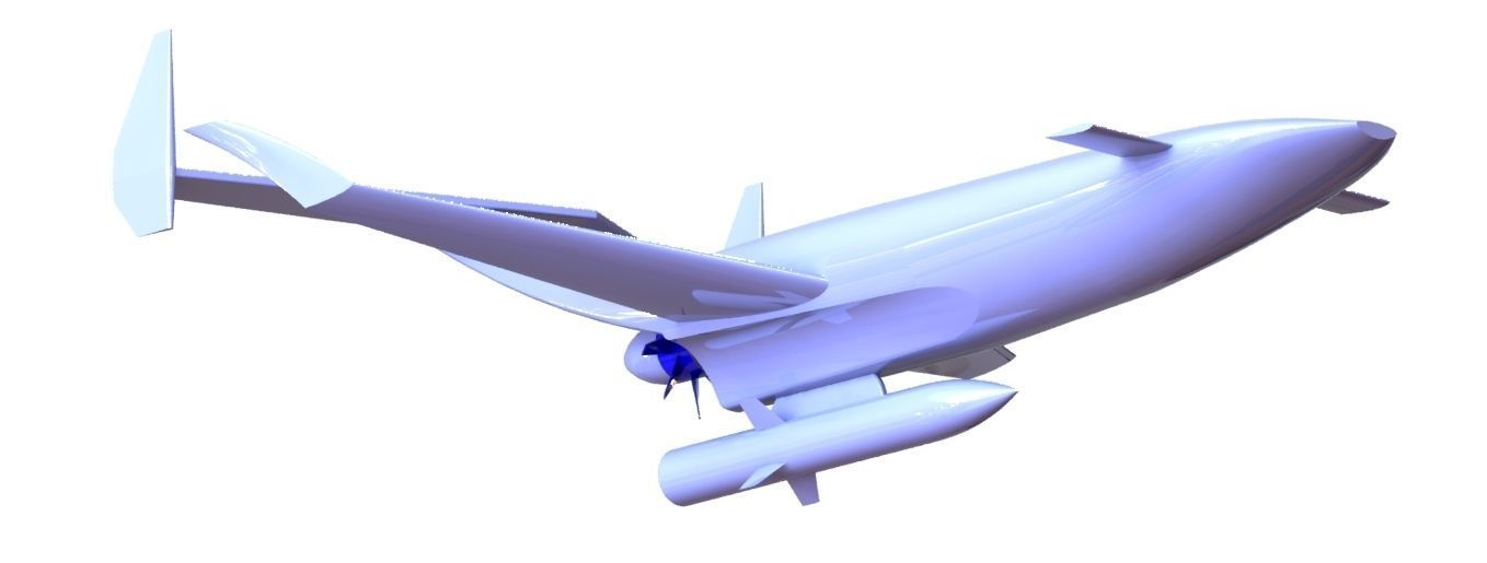 unmanned aerial vehicle with imaginary design 3D model_8