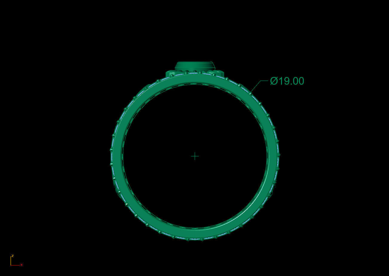 Tiger men ring 3D print model_8