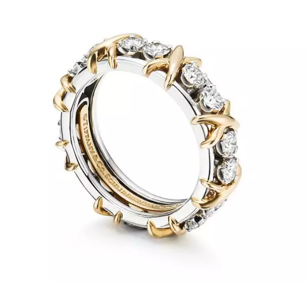 Tiffany Co Schlumberger Sixteen Stone Ring 3D print model