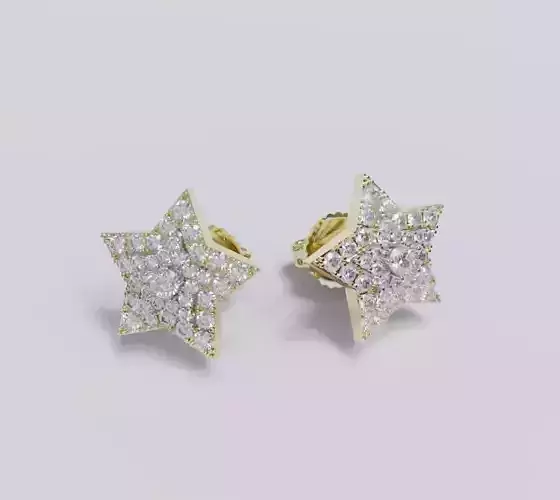Diamond Star earrings