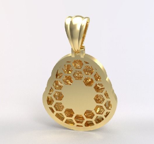 Smile budha diamond nice design 3D print model_4