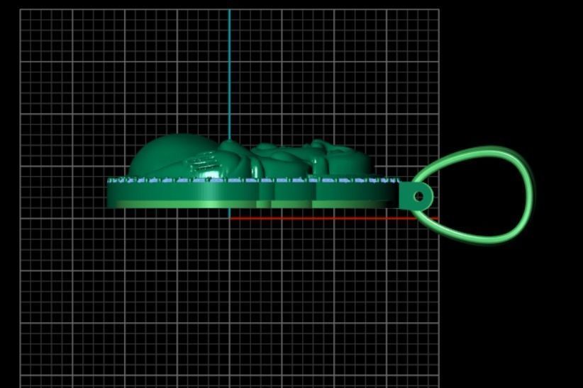 Smile budha diamond nice design 3D print model_8