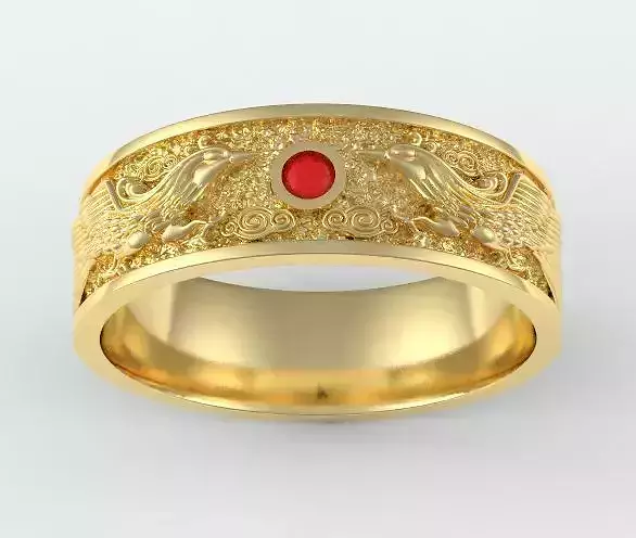 Phoenix small band ring