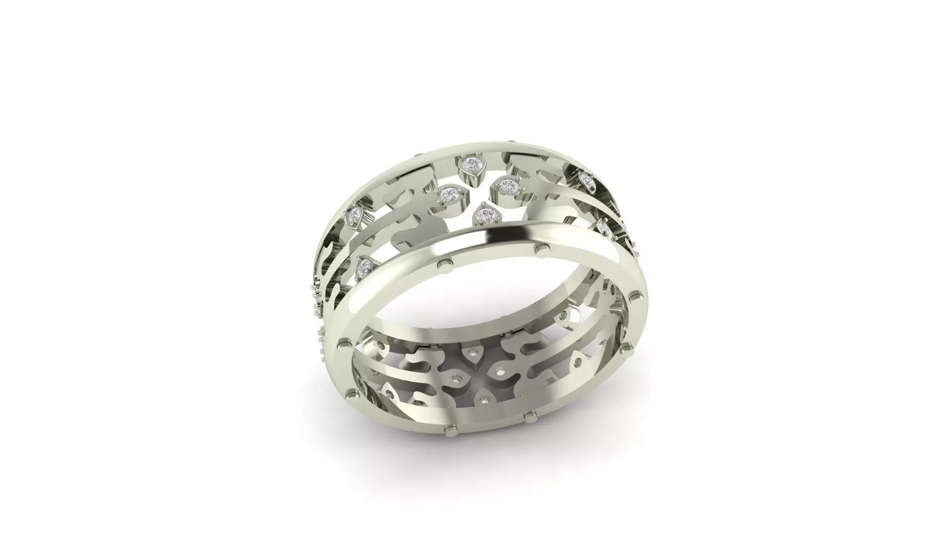 Patek phillip small version ring 3D print model_0