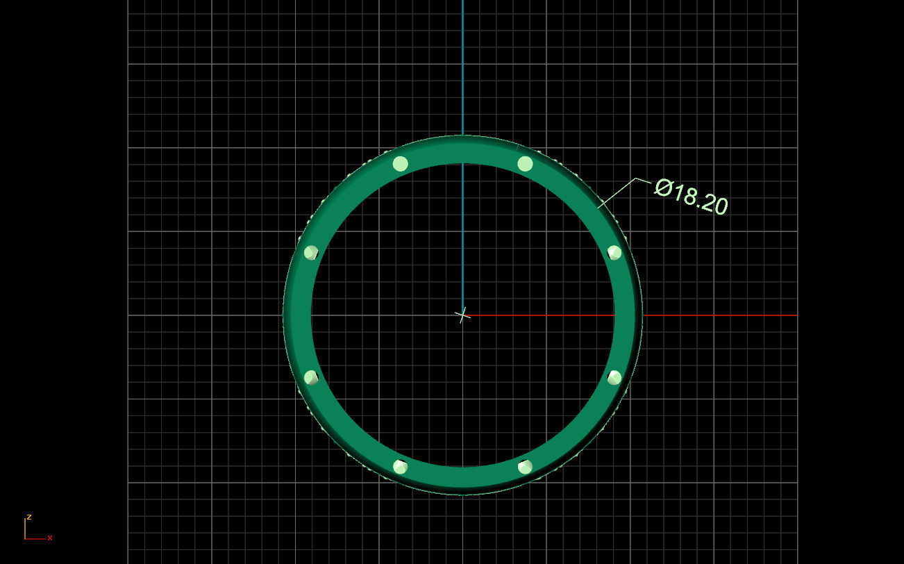 Patek phillip big version ring 3D print model_3