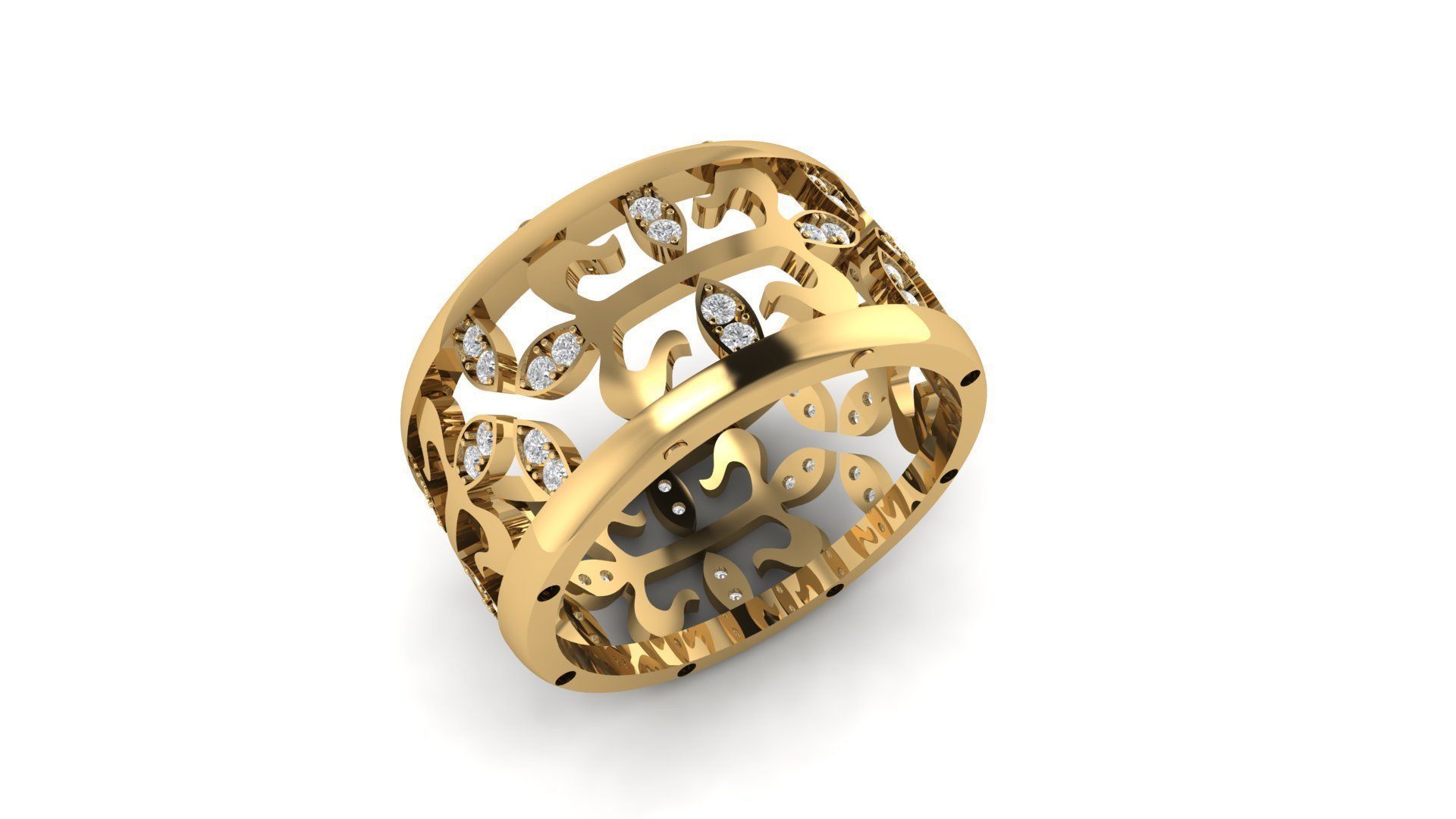 Patek phillip big version ring 3D print model_1