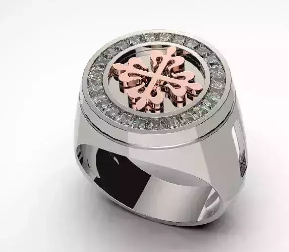 Patek diamond men ring