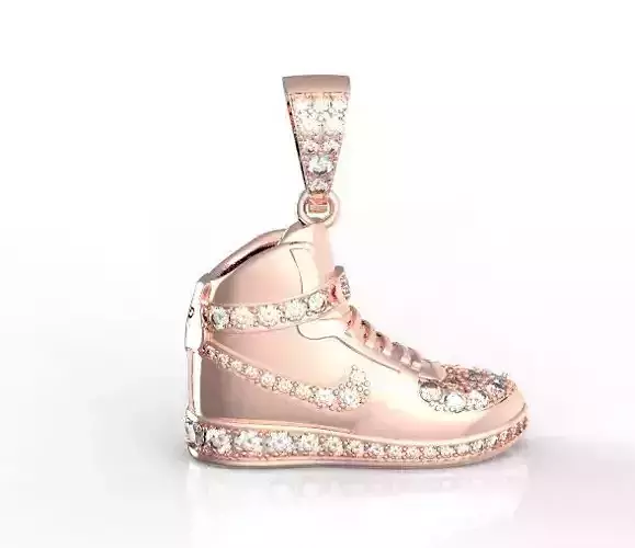 Nike air shoes pendant 3D print model