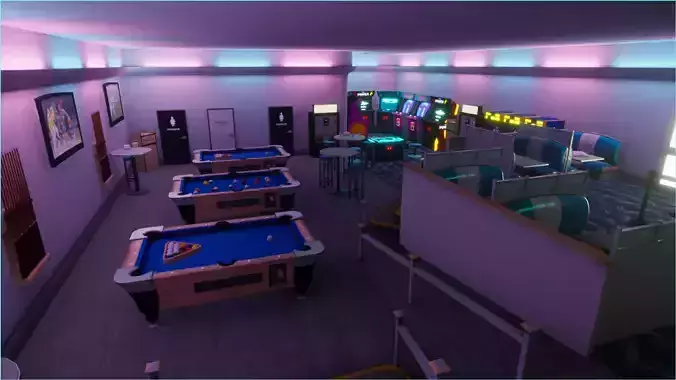Pizza Bar Low-poly 3D model