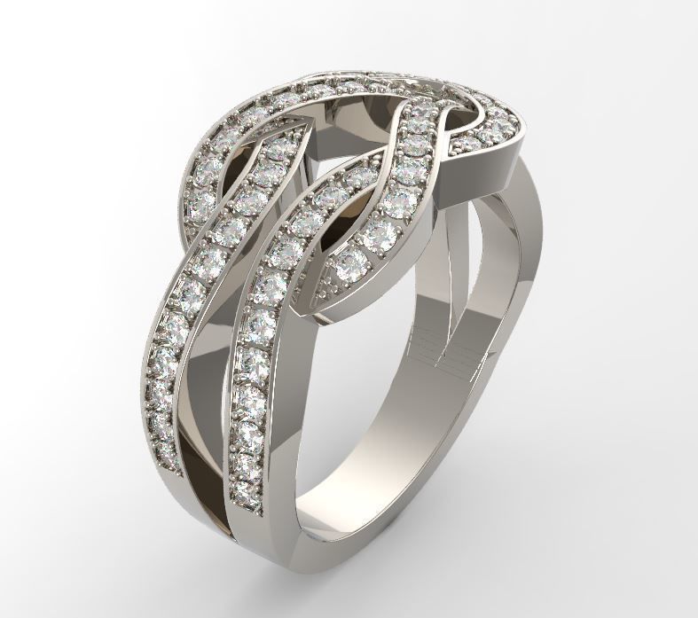 Infinite ring Fred 3D print model_5