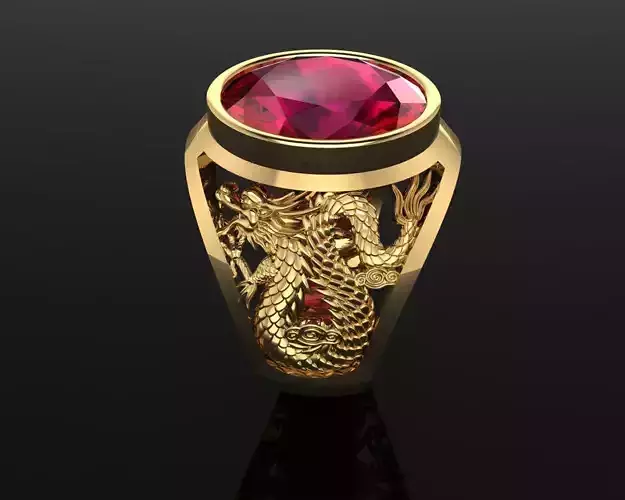 Dragon signet ring 2
