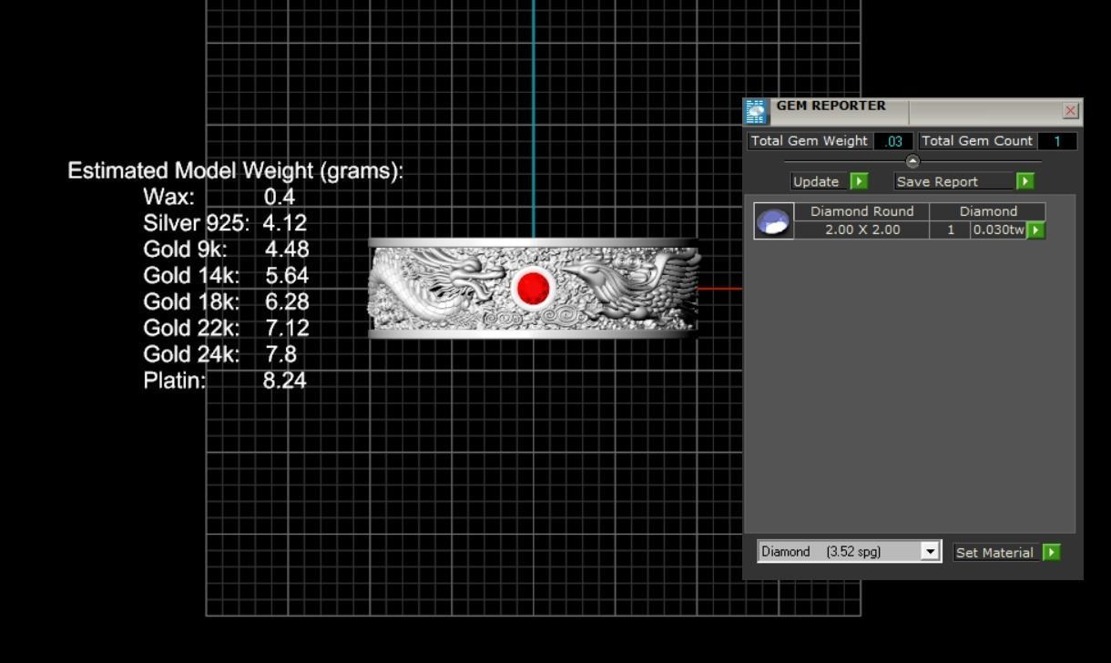 Dragon phoenix small band 3D print model_11