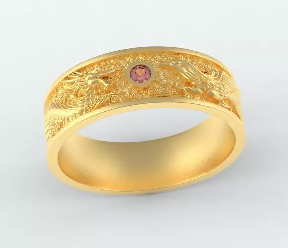 Dragon phoenix small band 3D print model_0