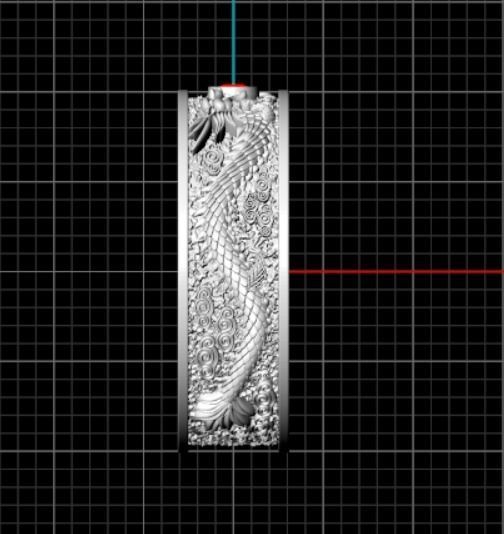 Dragon phoenix small band 3D print model_9