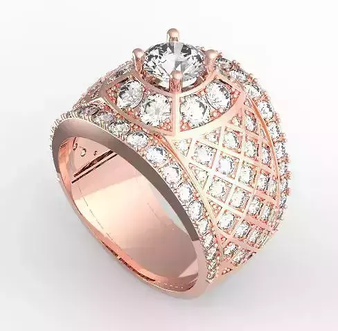 Diamond men ring 001