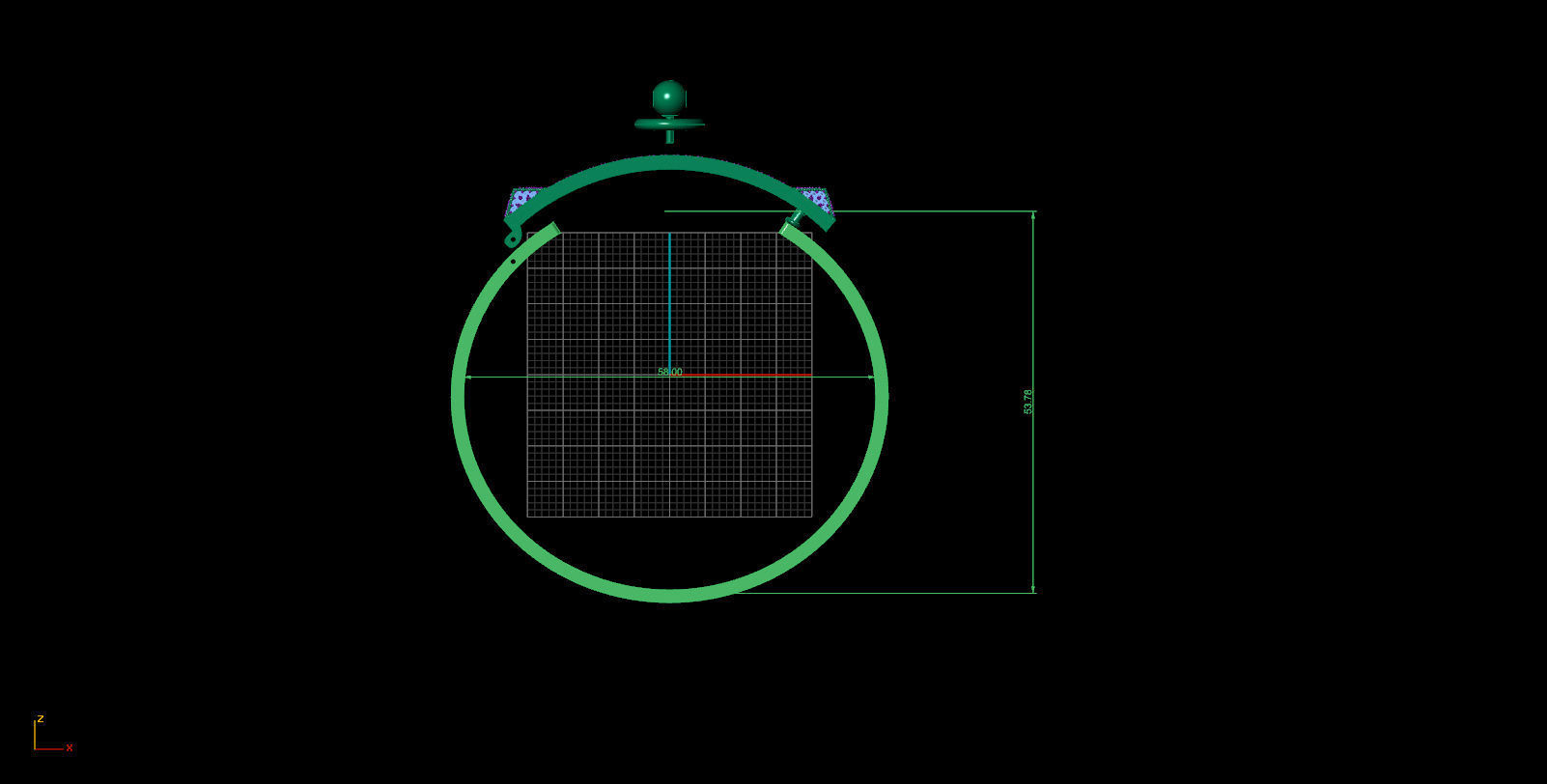 Collier de chien bracelet 3D print model_3