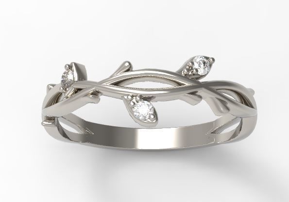 Branch tree ring 3D print model_13