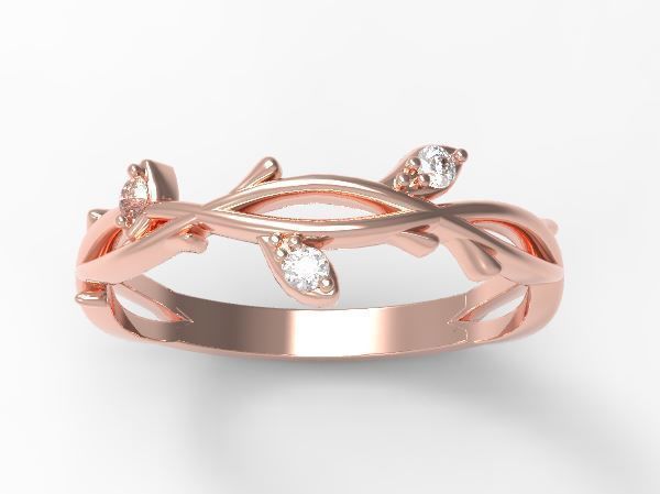 Branch tree ring 3D print model_11