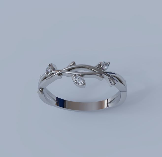 Branch tree ring 3D print model_3