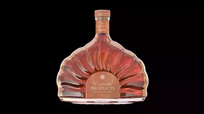 Brandy bottle of prosecco