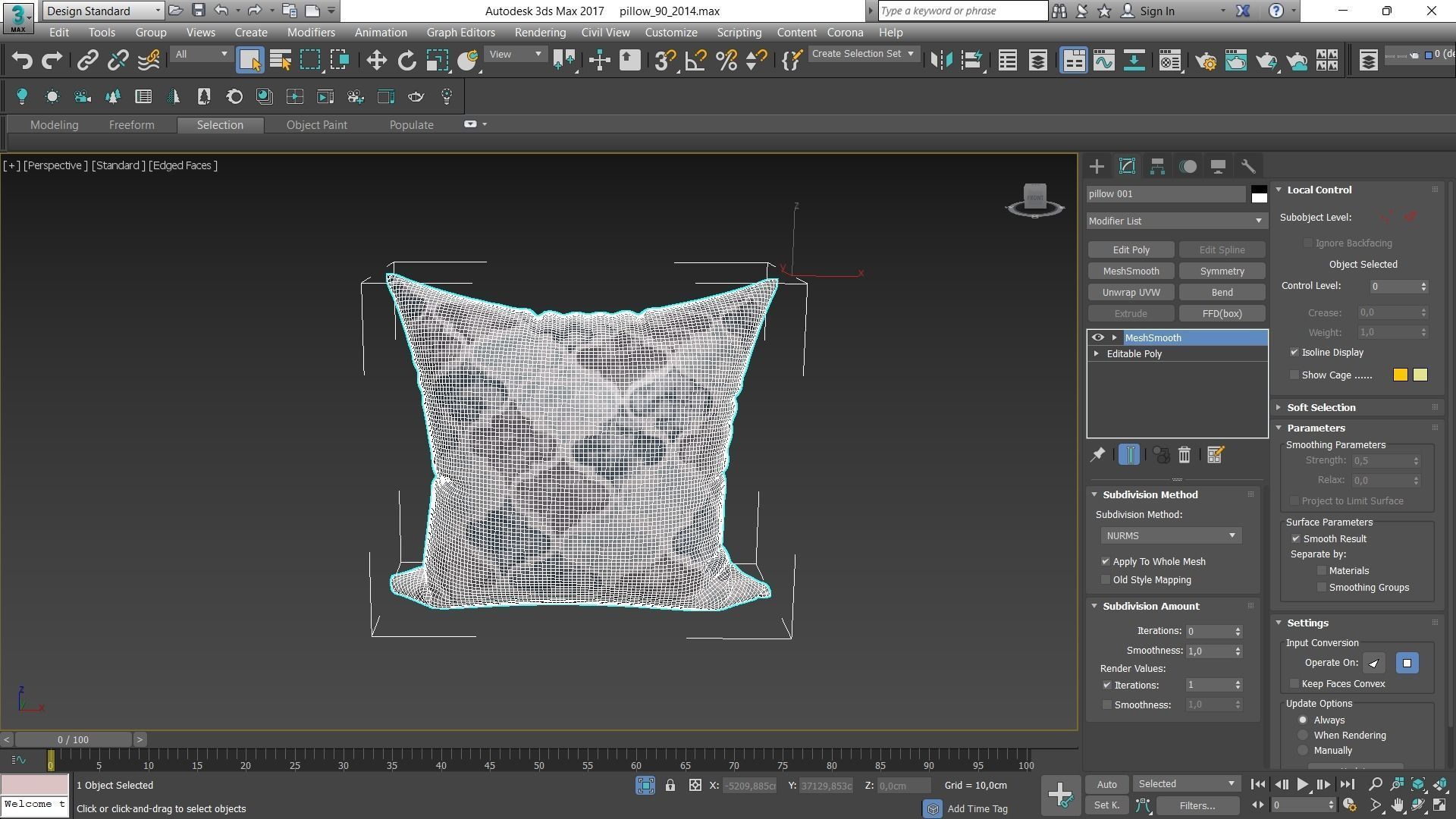 Decorative pillows Houzz set 90 3D model_2